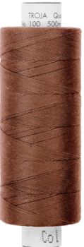 Troja Nähgarn Polyester Fb. 1424 sehr dunkel beige