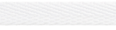 Hoodiband 15 mm breit flach Fb. Weiß 100% Baumwolle