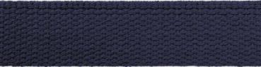 Baumwoll Gurtband 30 mm breit dunkelblau von Veno