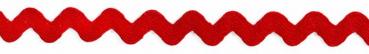 Zackenlitze Fb. Rot 5 mm breit