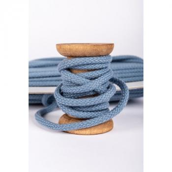 Kordel jeansblau hell 7 mm breit geflochten von Westfalenstoffe