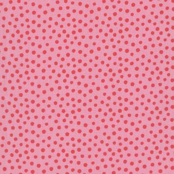 Baumwollstoff Junge Linie kbA Rosa Punkte 010518062 Westfalenstoffe