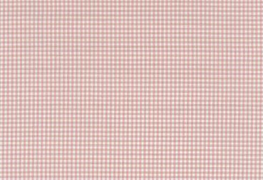Webstoff Serie Oxford Vichy Karo rosa-beige