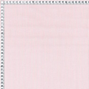 Webstoff Baumwolle Serie Oxford Rosa-weiß von Westfalenstoffe#