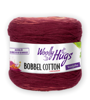 Woolly Hugs BOBBEL cotton 200g Fb. 73 rot-orange