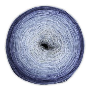 Woolly Hugs Bobbel Cotton XXL Fb. 603 Blau-Verlauf