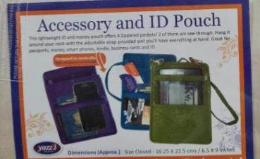 Umhängetasche für Accessoire, Handy uvm. Farbe Fuchsia von yazzii