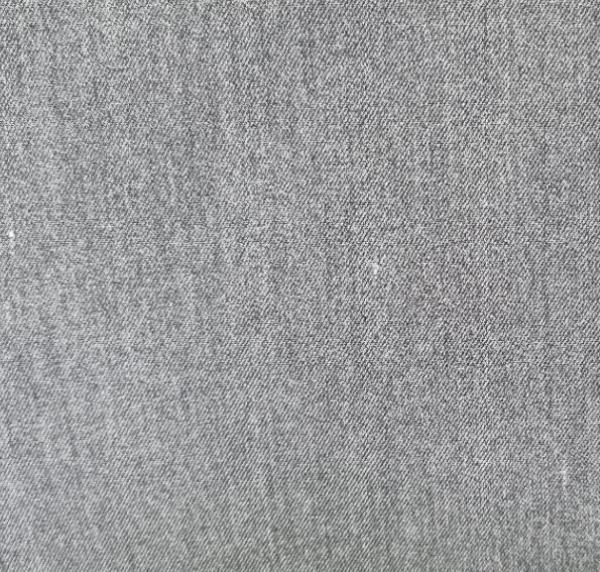 Bi-Stretch Gabardine Alois Mittelgrau melange