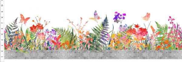 Patchworkbaumwolle ITB Garden of dreams Bordure