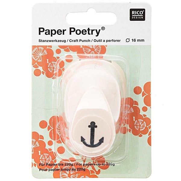 Papier Stanzer Anker 1,6 cm Paper Poetry Rico