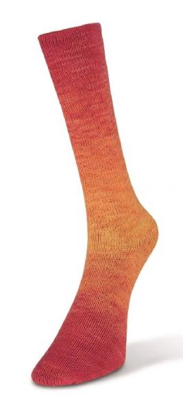 Watercolor Socks 4-fach Fb. 202 pink-orange Laines du Nord