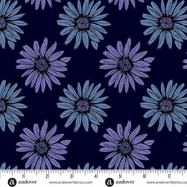 Mystic Meadow by Nancy Rink Big Daisy Blue