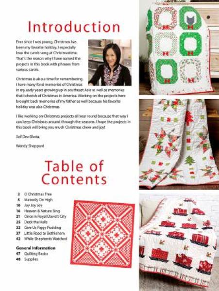 Buch (Englisch) Softcover Christmas Quilting with Wendy Sheppard