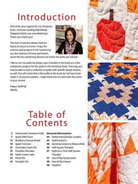 Buch (Englisch) Softcover Autumn Quilting with Wendy Sheppard