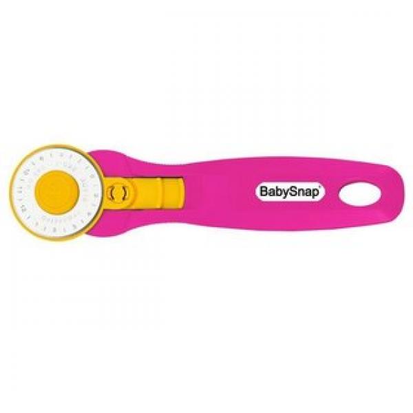 038857 BabySnap Rollschneider 45 mm pink
