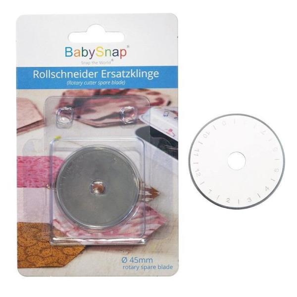 BabySnap Ersatzklinge für Rollschneider 45mm glatt (Rostfrei)