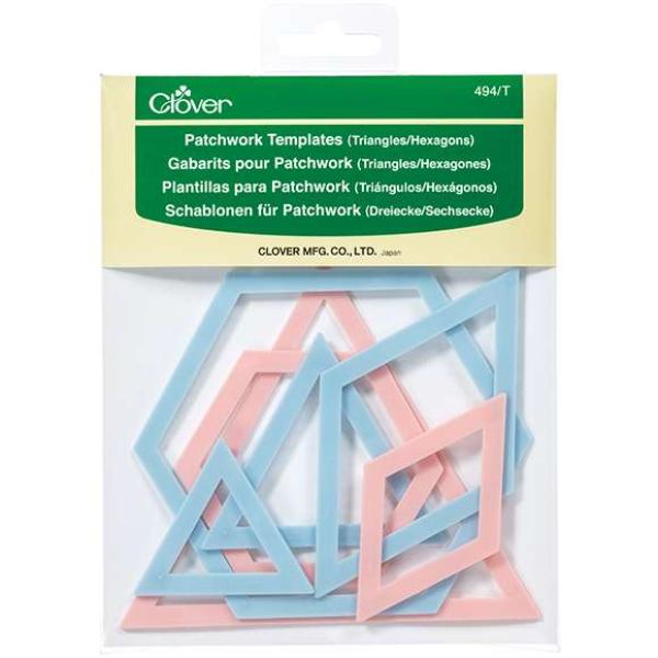 494-t Clover Schablonen für Patchwork