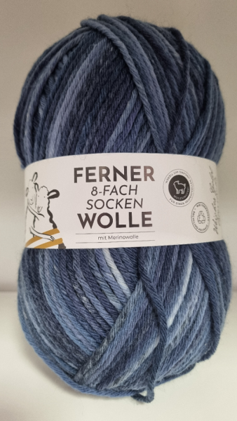 Ferner Sockenwolle 8-Fach Fb. 781-24 150 g 225 m