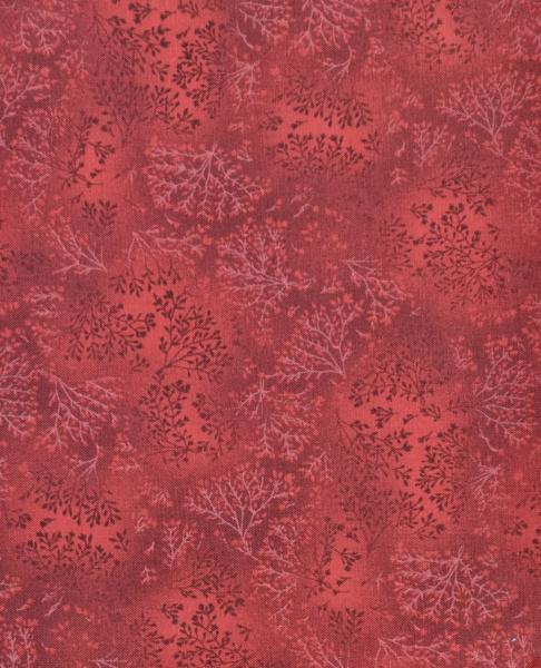 Patchworkbaumwolle Fusions Fb.24 Primerose Rot-braun von Robert Kaufman
