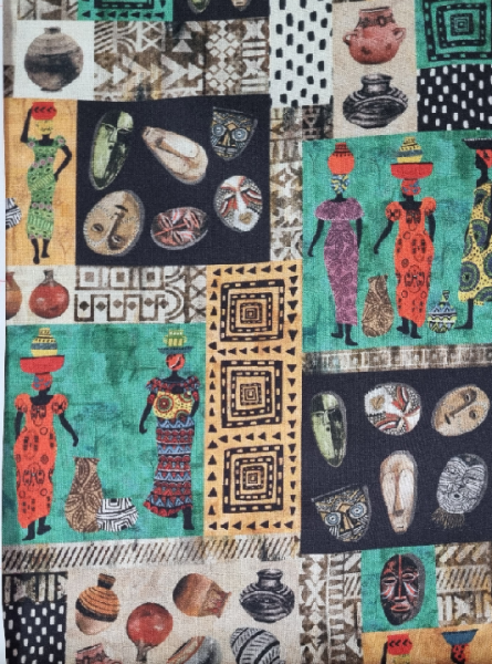 Patchworkbaumwolle FROM AFRICA by Louise Nisbet 5325-13