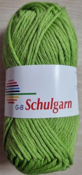 Schulgarn Baumwolle Fb.1423 Apfelgrün