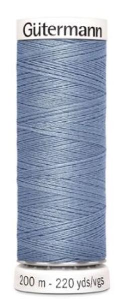 Nähgarn Allesnäher 200m Polyester Fb 64 graublau von Gütermann