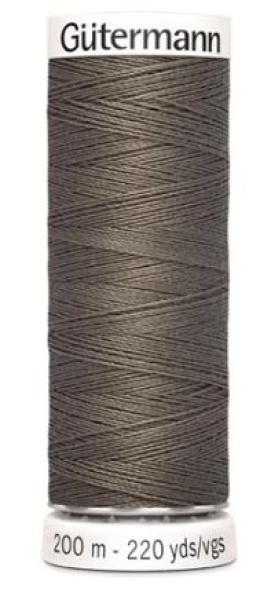 Nähgarn Allesnäher 200 m Polyester Fb. 727 grau-braun von Gütermann