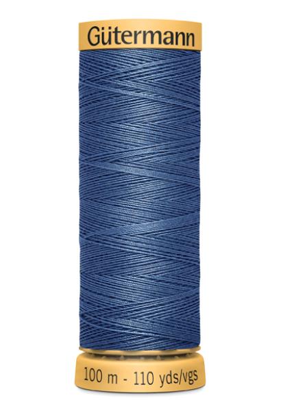 Nähgarn Ce N50 naturreine Baumwolle 100m Col. 5624 Jeansblau von Gütermann