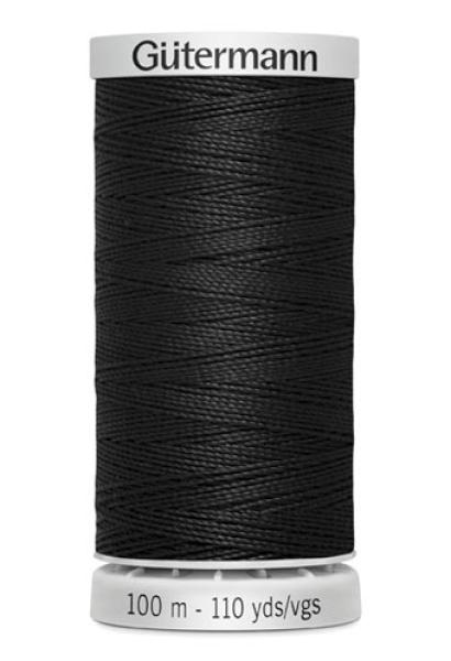 Nähgarn Extra Stark 100m Schwarz Fb. 000 von Gütermann