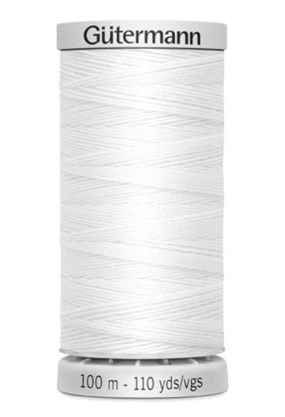 Nähgarn Extra Stark 100m hart weiß Polyester Fb. 800 von Gütermann