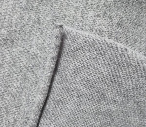 Strickstoff 100% Merino hellgrau melange