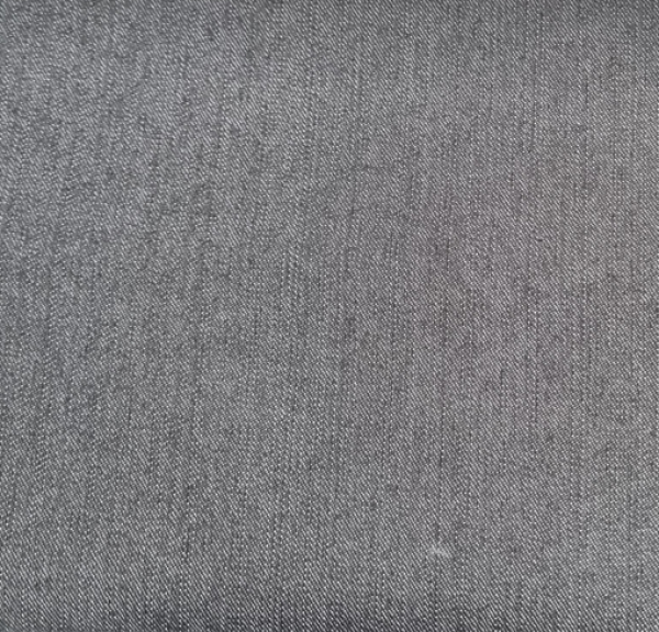 Jeansstoff Grau-Melange mit Elastan