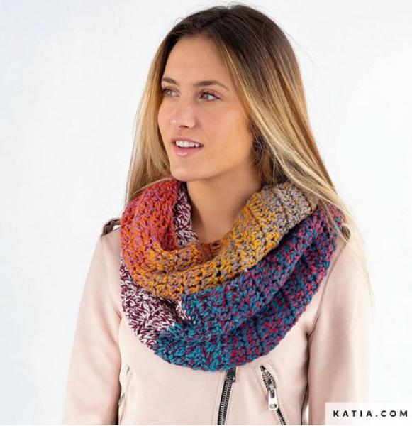 Twisted Paint Bobbel Garn von Katia Fb. 150