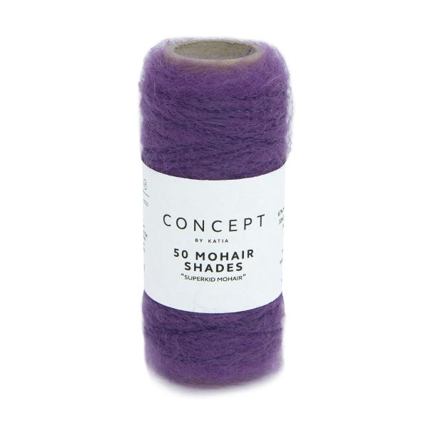 Katia Concept Mohair Cotton Fb. 54 signalviolett