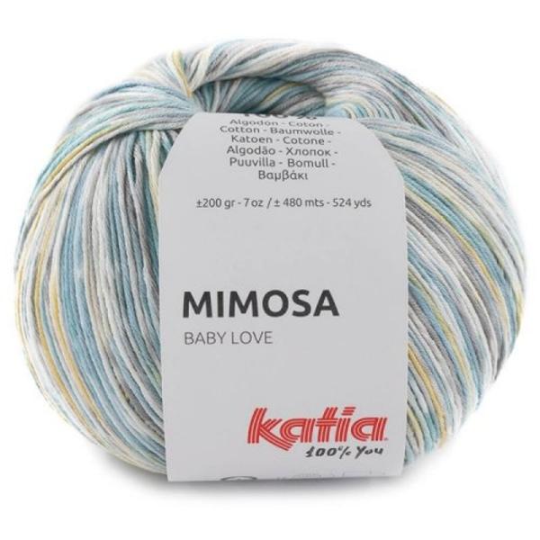 Katia Mimosa Baby Love blau mint grau gelb weiß