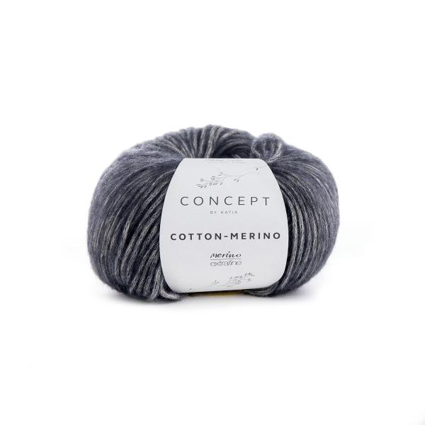 Katia Concept Cotton-Merino Fb. 107 Dunkelgrau