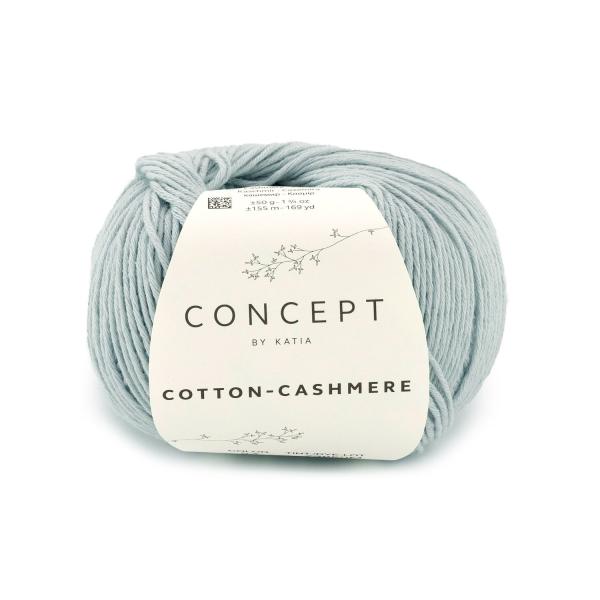 Baumwollgarn Cotton-Cashmere Fb. 93 Hellblau von Katia