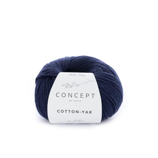 Baumwollgarn Cotton-Yak Fb. 115 Dunkelblau von Katia