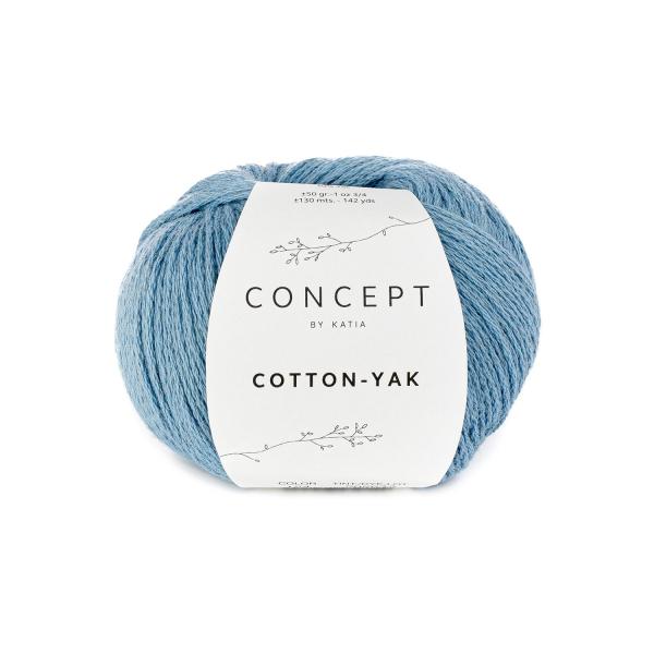 Baumwollgarn Cotton-Yak Fb. 124 Hellblau von Katia