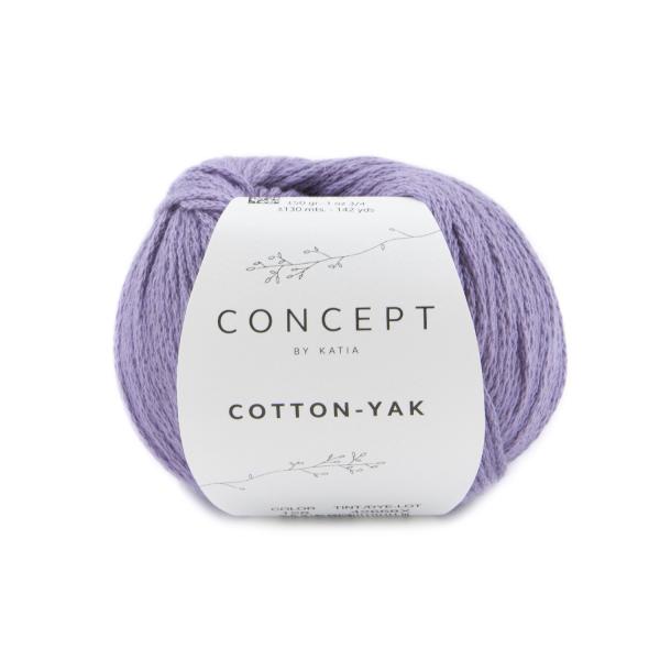Baumwollgarn Cotton-Yak Fb. 128 Lila von Katia