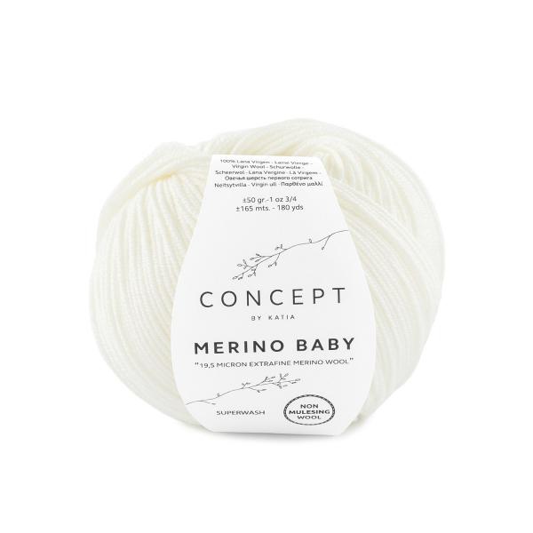 Merino baby Fb. 3 Wollweiß von Katia