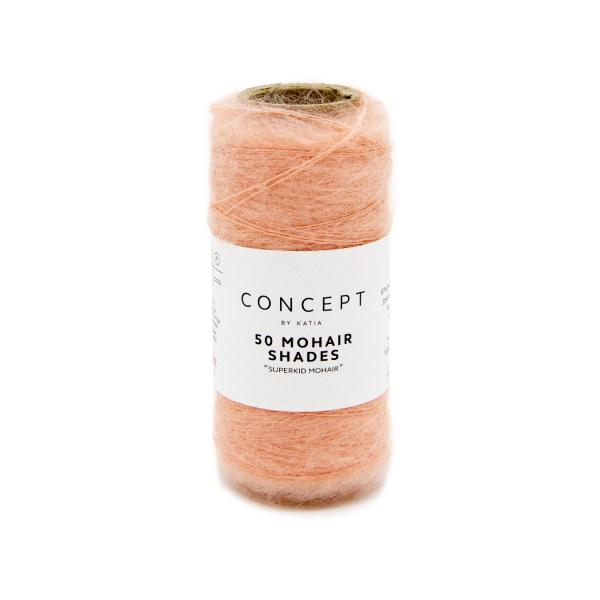 50 Mohair Shades Fb. 41 Lachsorange von Katia