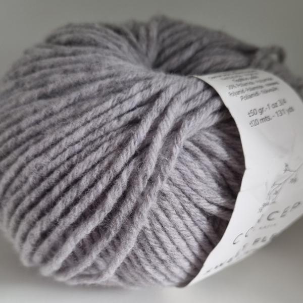 Katia Concept Sweet Fleece Hellgrau Merino 18 Mikron