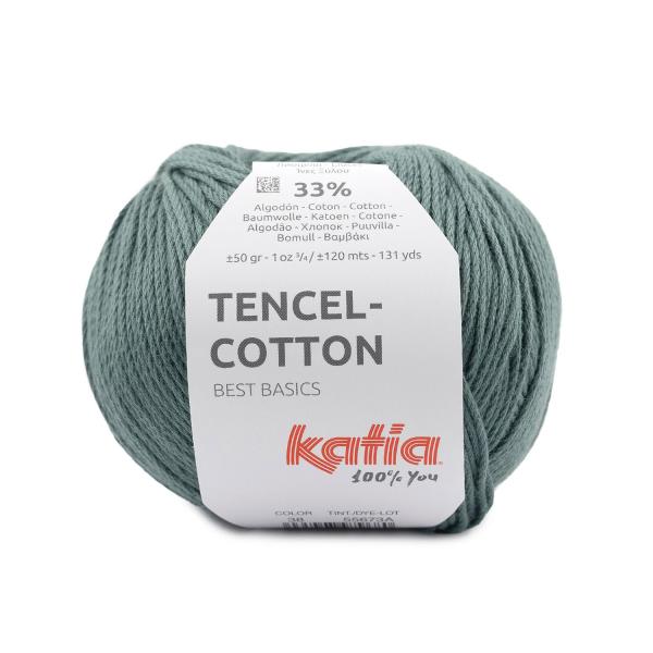 Tencel-Cotton Lyocellgarn Fb. 38 Altes Grün von Katia