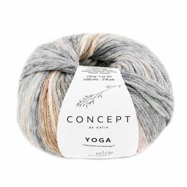 Katia Concept Yoga grau beige weiß