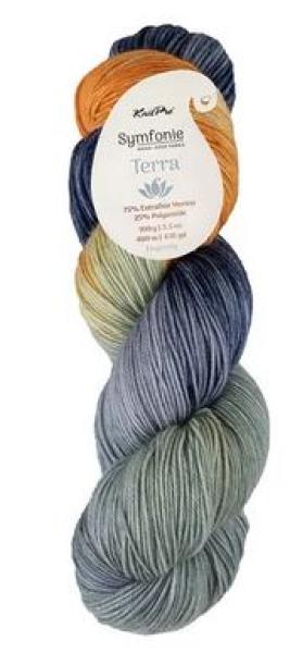 Symfonie Terra variegated 1x100g Strickgarn Fb. NewYork von KnitPro