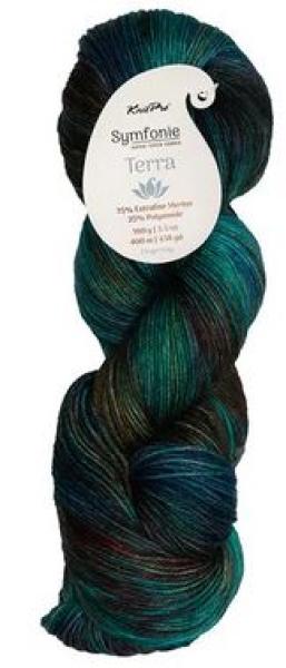 Symfonie Terra variegated 1x100g Strickgarn Fb. Tropical Seascape von KnitPro