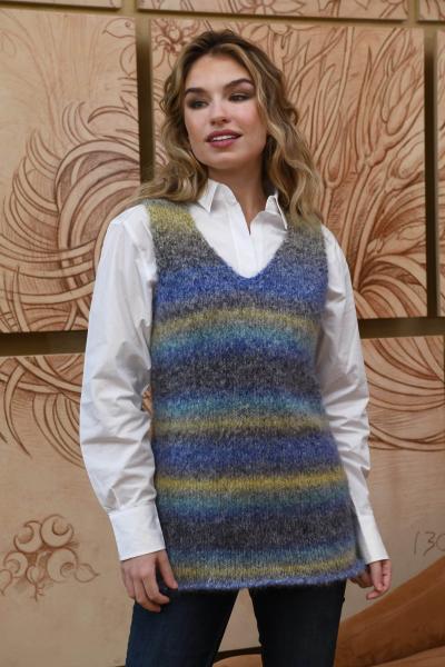 Starlight Fb. 31388 Flieder/grün/currygelb/blau von Lana Gatto