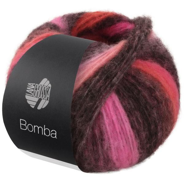 Bomba Fb. 02 Rosa/Pink/Leuchtendrot/Brombeer/Graurot/Bonbonrosa/Dunkelgrau