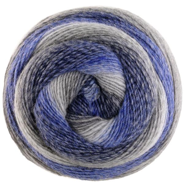Gomitolo Versione Dochtgarn mit Farbverlauf Fb. 455 Blau-grau